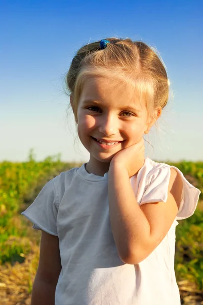 Portrét holčička — Stock fotografie