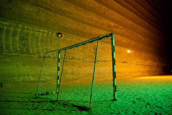 Футбольные ворота — стоковое фото