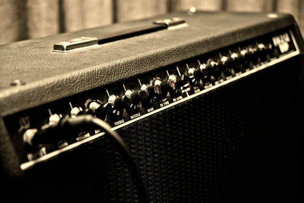 Gitar amplifikatör — Stok fotoğraf