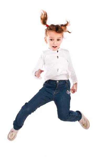 stock image Jumping girl