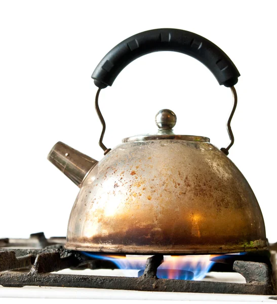 Старый чайник — стоковое фото