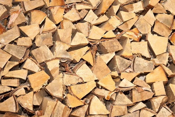 Fondo de madera de fuego apilado — Foto de Stock