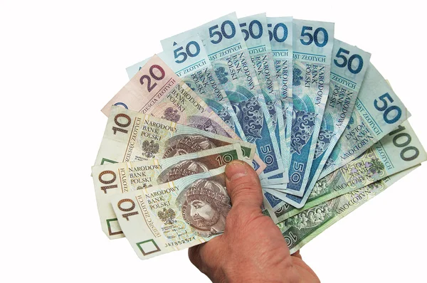 Banknotes polish — Stock Photo, Image