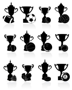 Sport trophy clipart