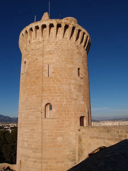 Castle in Mallorca Bellver — Stock Photo, Image