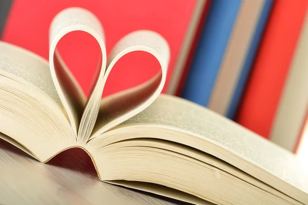 stock image Composition with books on the table