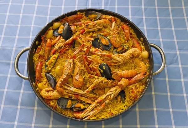 西班牙海鲜饭瓦伦西亚 — 图库照片