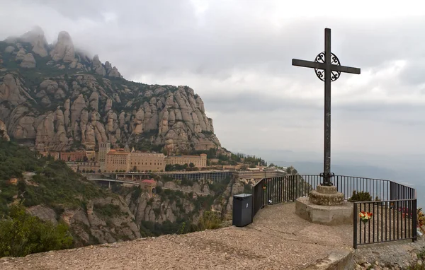 Klasztor montserrat, Hiszpania — Zdjęcie stockowe