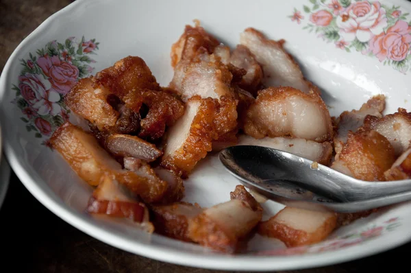 Tayland yemeği kızarmış domuz eti — Stok fotoğraf