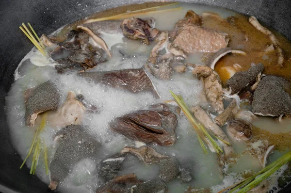 Comida tailandesa sopa de carne — Fotografia de Stock