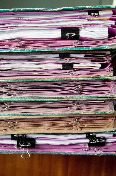 Documentos carpeta de archivos — Foto de Stock