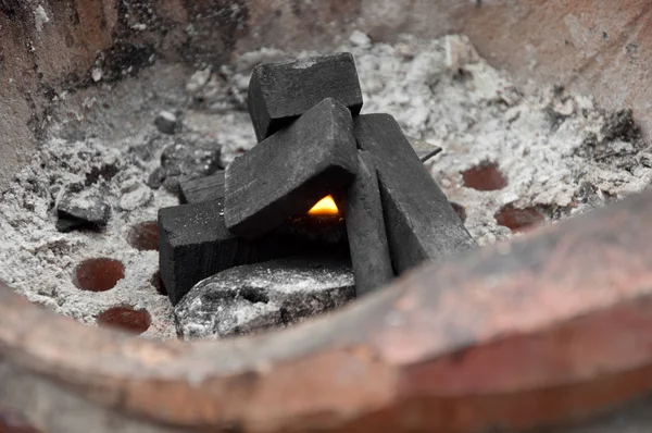 煤炉 — 图库照片
