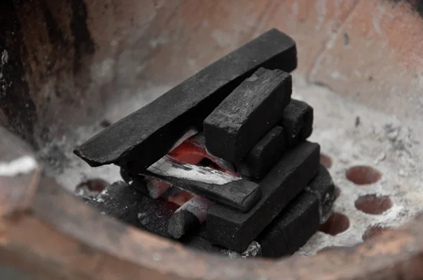 Coal stove — Stock Photo, Image