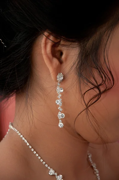 Diamond earing — Stock Photo, Image