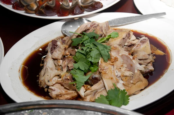 Steamed chicken — Stock Photo, Image