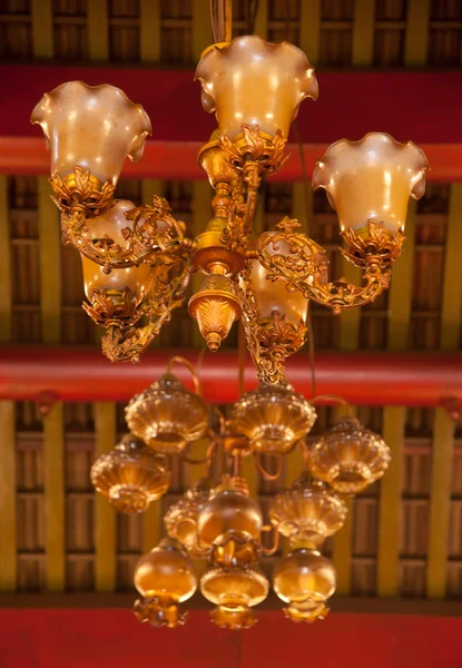 Luz vintage en templo chino —  Fotos de Stock