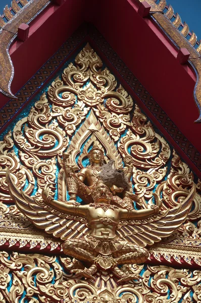 Arte tailandese nel tempio — Foto Stock