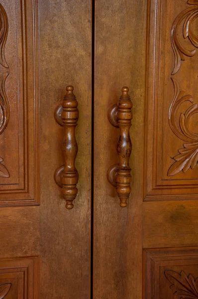Wzór drzwi z drewna — Zdjęcie stockowe