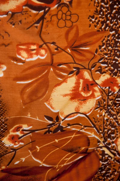 Texture de fleur sur tissu — Photo