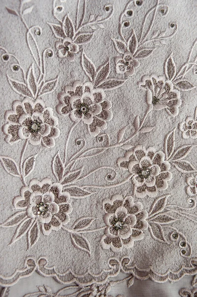 Texture de fleur sur tissu — Photo