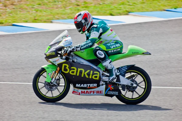 Piloto Héctor Faubel de 125cc del MotoGP — Foto de Stock