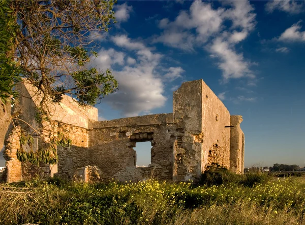 Ruiny na salterns — Zdjęcie stockowe