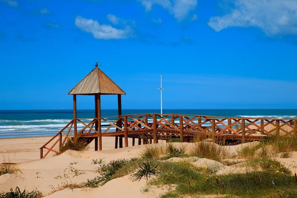 Strand van Cortadura - Cadiz — Stockfoto