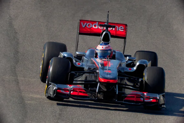 团队的迈凯轮 f1，詹森 · 巴顿，2011 — 图库照片