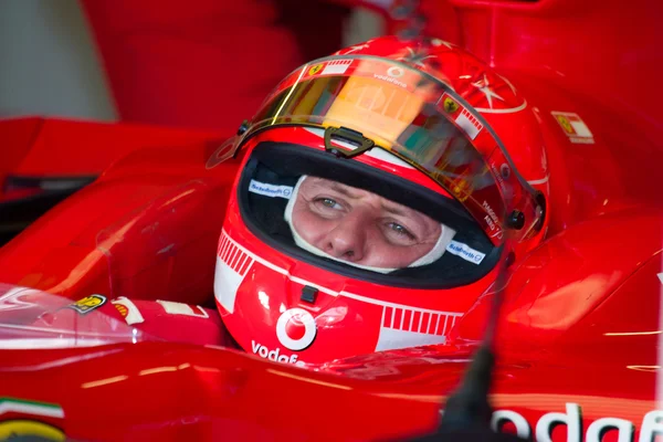 Scuderia Ferrari F1, Michael Шумахер, 2006 Стокове Зображення