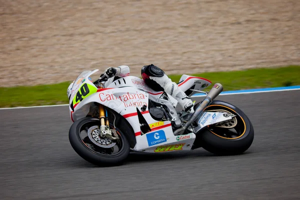 ローマ ・ ラモス、cev スペイン選手権で moto2 クラスのパイロット — ストック写真