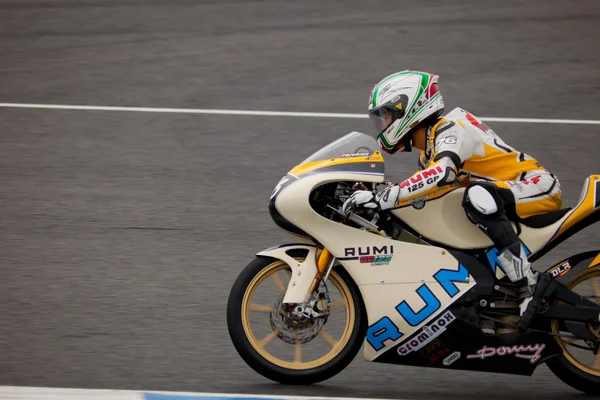 Hiroki Ono piloto de 125cc en el CEV — Foto de Stock