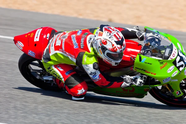 Juanfran Guevara piloto de 125cc del Campeonato CEV —  Fotos de Stock