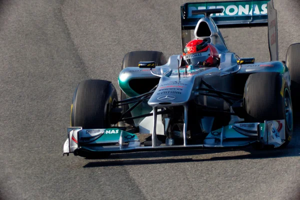 Equipo Mercedes F1, Michael Schumacher, 2011 —  Fotos de Stock