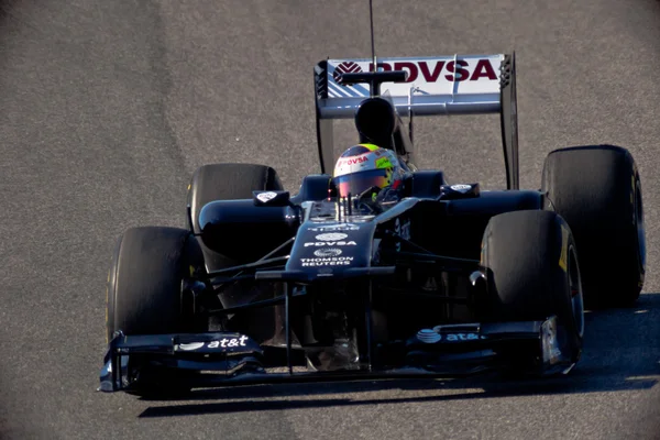 Команда Williams F1, Пастор Мальдонадо, 2011 — стоковое фото