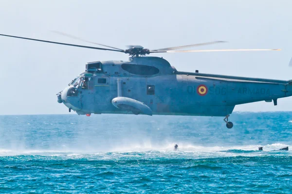Ελικόπτερο seaking — Φωτογραφία Αρχείου