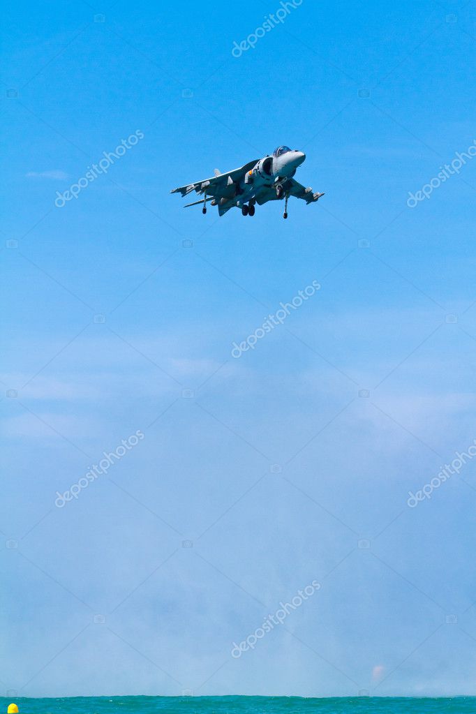 Download - CADIZ, SPAIN-SEP 11: Aircraft AV-8B Harrier Plus taking part ...