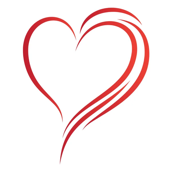 Kalp Logosu — Stok Vektör