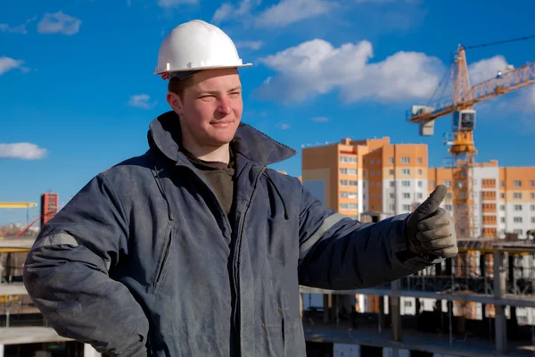 Construction Foreman Worker — Stockfoto