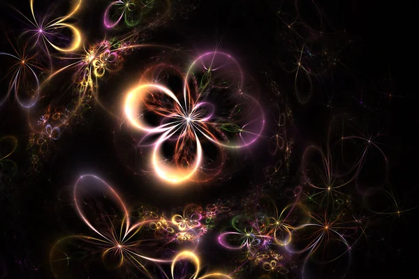 Çiçek fractal — Stok fotoğraf