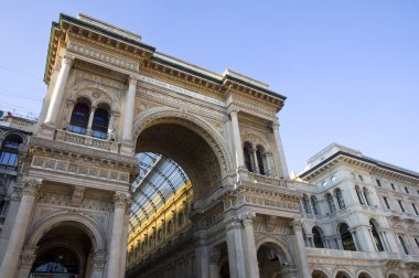 Vittorio Emanuele Gallery of Milan clipart