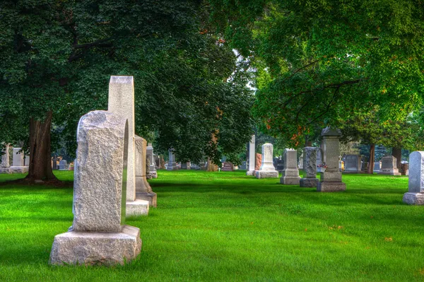 HDR of a Cemetery — Stock Photo, Image