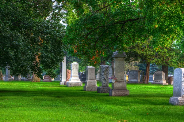 HDR of a Cemetery — Stock Photo, Image
