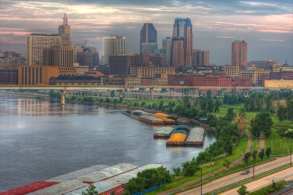 Paesaggio urbano di St. Paul Minnesota — Foto Stock