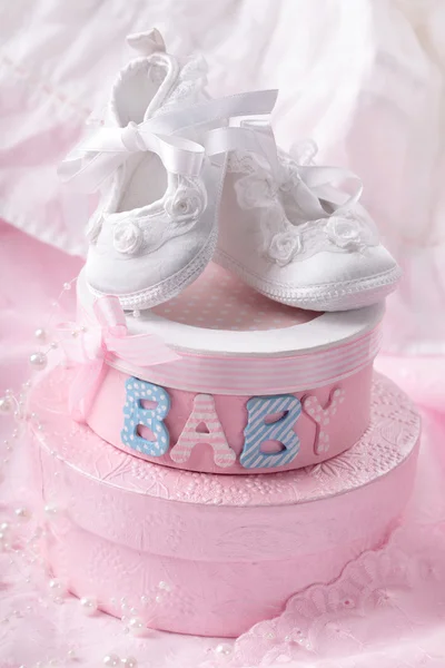 Little baby booties — Stock Photo, Image