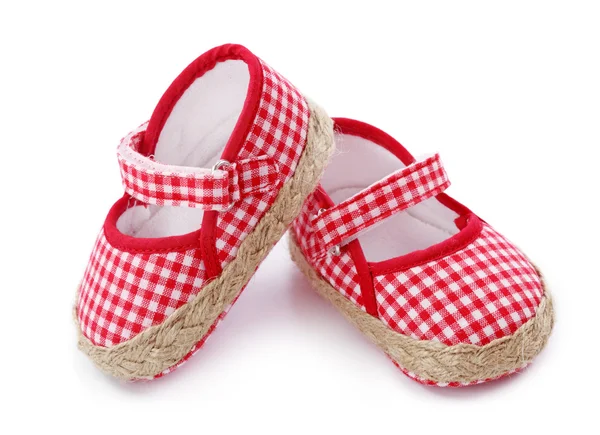 Sapatos menina bebê — Fotografia de Stock