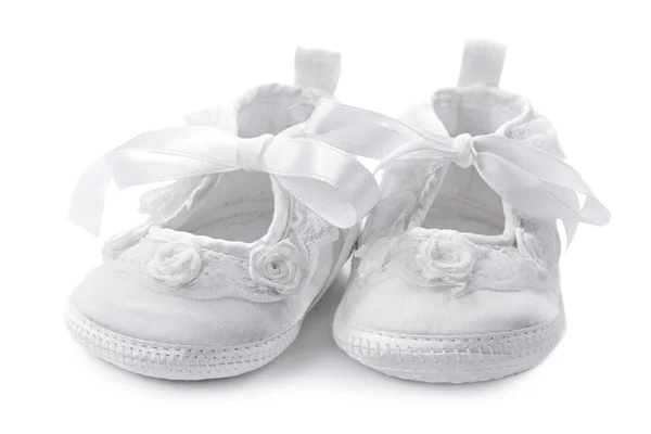 Sapatos menina bebê — Fotografia de Stock