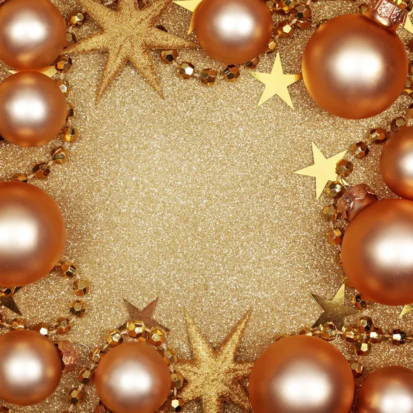 Abstract christmas golden background — Stock Photo, Image