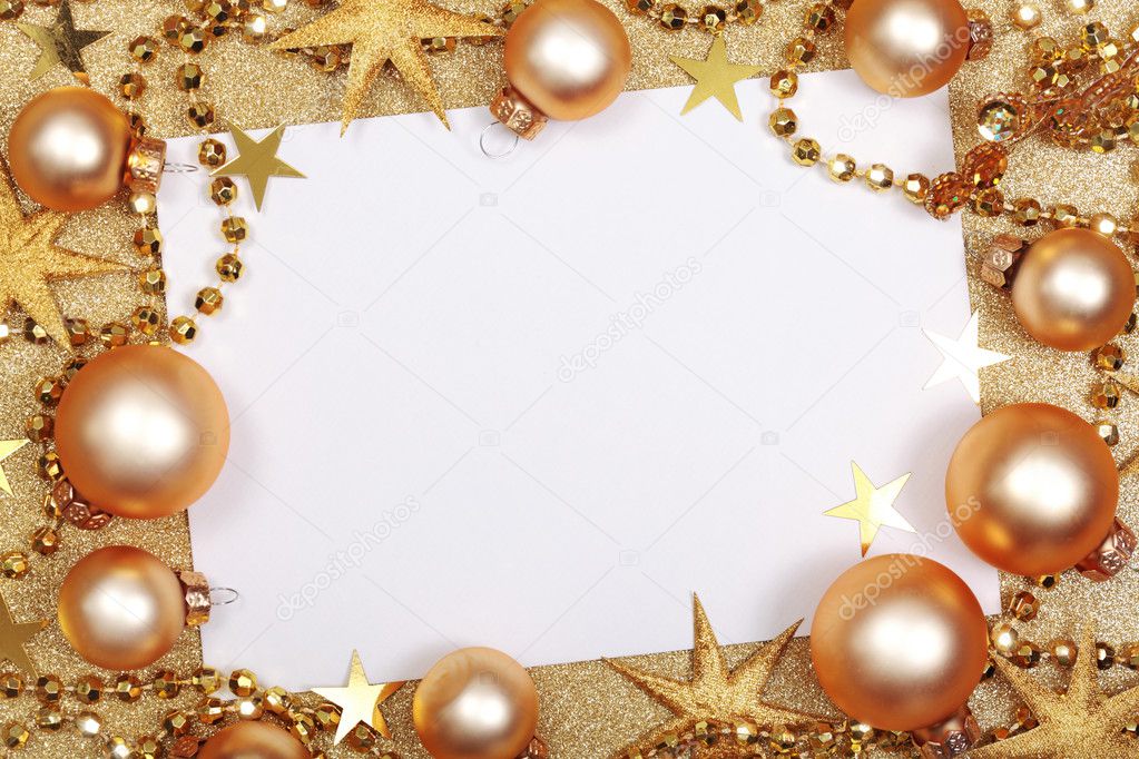 Abstract christmas golden background