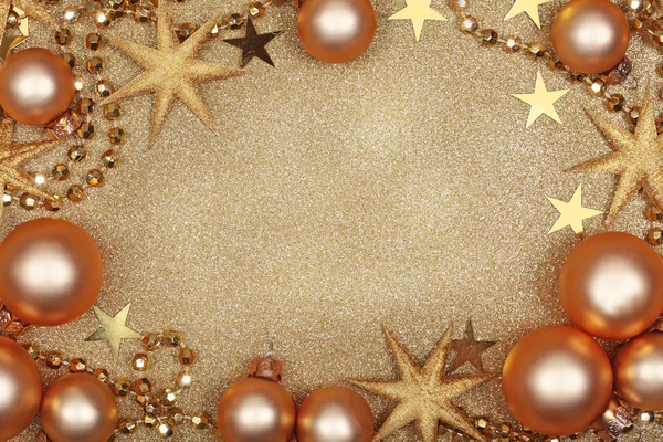 Abstract christmas golden background — Stock Photo, Image