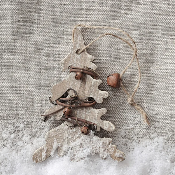 Árbol de Navidad de madera —  Fotos de Stock